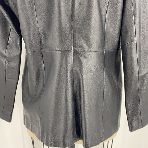 Vintage Colebrook Fitted Leather coat/jacket SZ L - Picture 5 of 9
